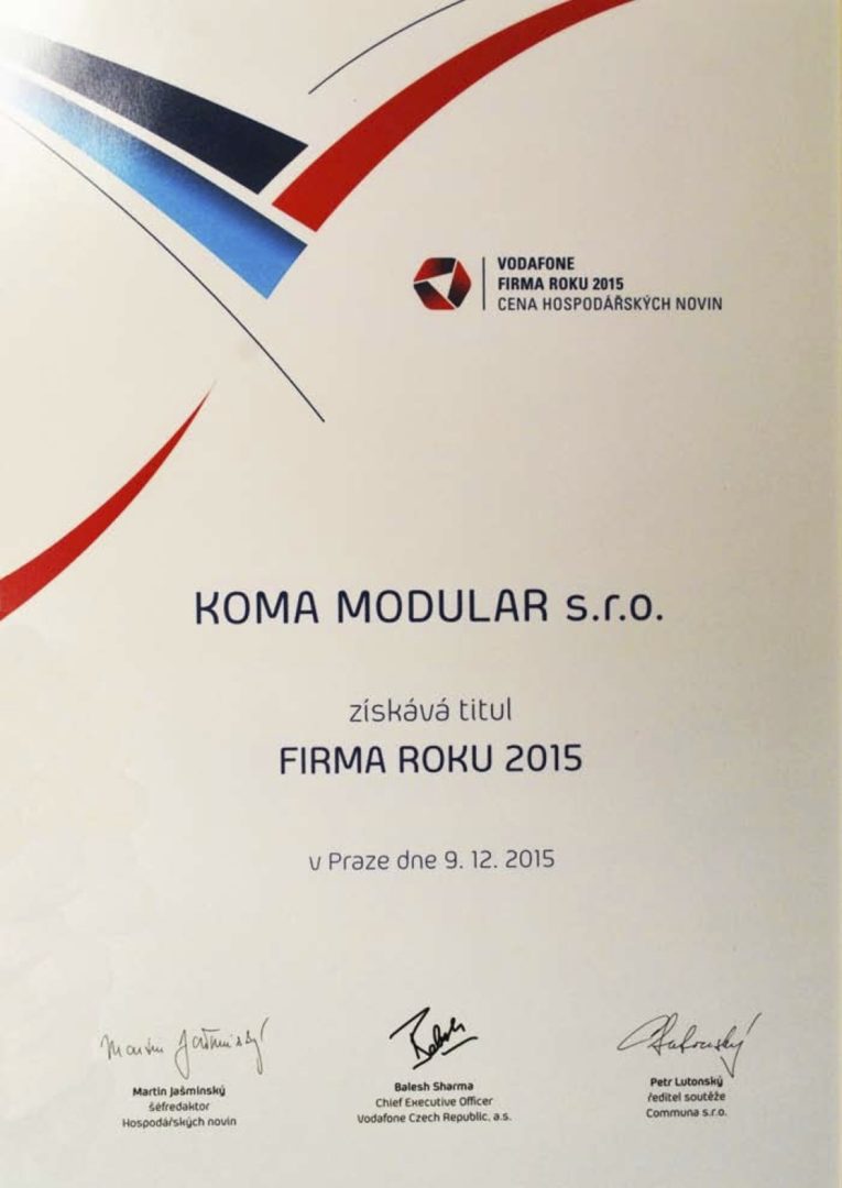 Company of the Year 2015 Award