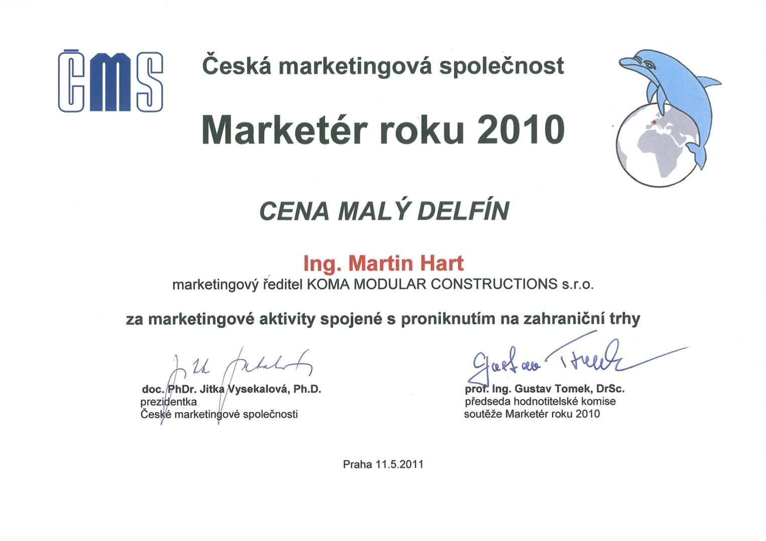 Marketer in Jahr 2010