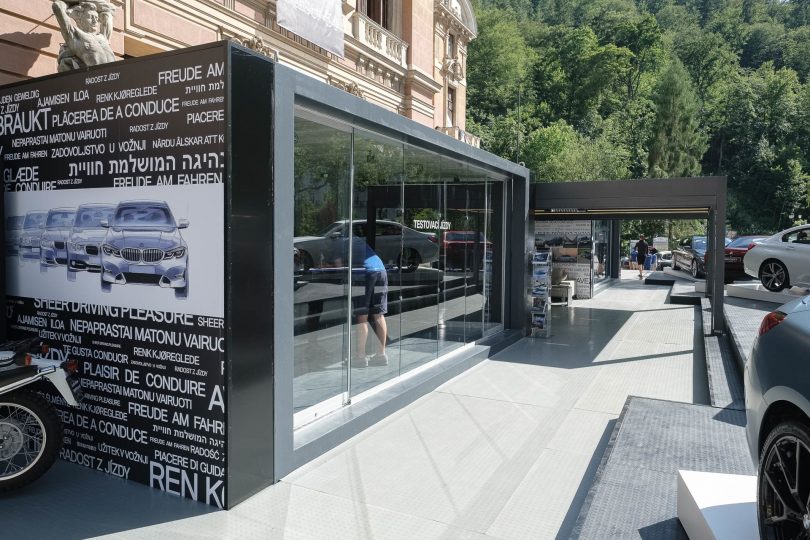 City modules for BMW at KVIFF