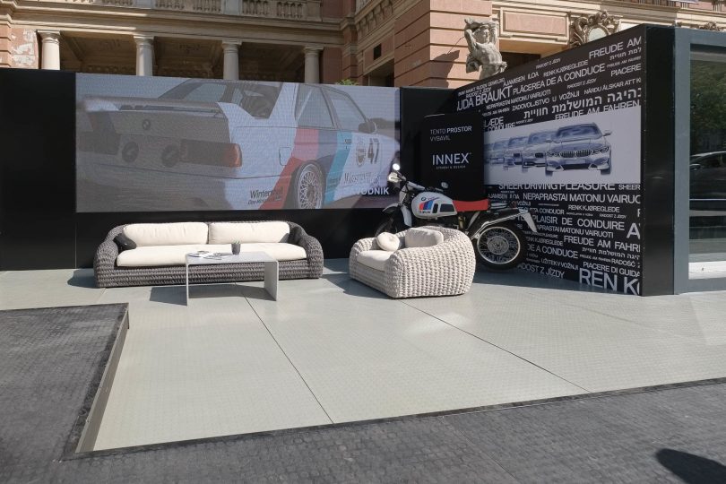 City modules for BMW at KVIFF