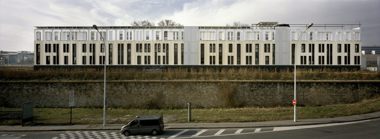 Solidarni hotel na seine pariz kombinovana fasada